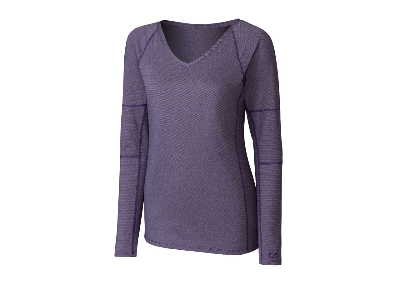 Cutter & Buck Ladies Long Sleeve Victory V-Neck Shirt 7 Cutter & Buck Ladies Long Sleeve Victory V-Neck Shirt - Image 5