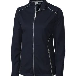Cutter & Buck Ladies Weathertec Opening Day Softshell -Brands Sales Store LCO01220 NVBU MANN HG 32061.1649953252