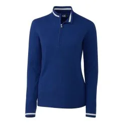 Cutter & Buck Ladies Lakemont Tipped Half Zip -Brands Sales Store LCS00005 TBL MANN HG 67969.1669056891