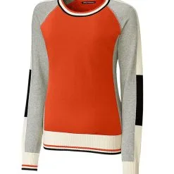 Cutter & Buck Ladies Stride Colorblock Sweater -Brands Sales Store LCS08102 CLO MANN HG 57686.1649710989