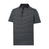 FootJoy Golf FootJoy Lisle Multi Stripe Self Collar Athletic Fit Polo 1 FootJoy Golf FootJoy Lisle Multi Stripe Self Collar Athletic Fit Polo -Brands Sales Store Lisle Multi Stripe Self Collar Athletic Fit Polo Black 69234.1675980133