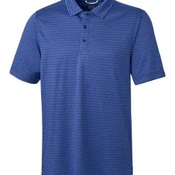 Cutter & Buck Cascade Melange Stripe Polo -Brands Sales Store MCK00058 TBH MANN HG 32769.1633547890