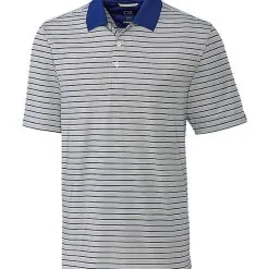 Cutter & Buck Surge Stripe Polo -Brands Sales Store MCK00063 WHTR MANN HG 98500.1631832228
