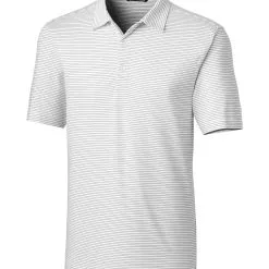 Cutter & Buck Forge Polo Pencil Stripe - Big & Tall -Brands Sales Store MCK00144 WH MANN HG 86298.1668723464