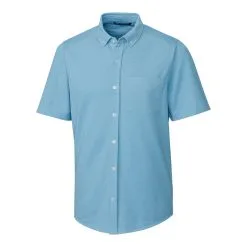 Cutter & Buck Reach Oxford Short-Sleeve Shirt 9 Cutter & Buck Reach Oxford Short-Sleeve Shirt -Brands Sales Store MCK00175 LSO MANN HG 23926.1669061168