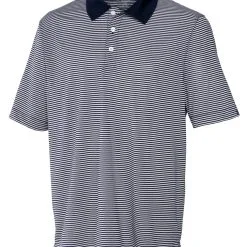 Cutter & Buck DryTec Trevor Stripe - Big & Tall -Brands Sales Store MCK00332 NVBW MANN HG 45160.1668788916