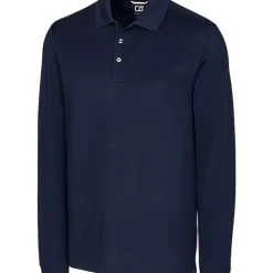 Cutter & Buck Advantage Long Sleeve Polo -Brands Sales Store MCK09322 LYN MANN HG 01235.1638381417