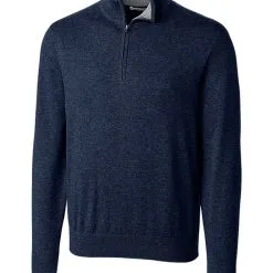 Cutter & Buck Lakemont Tri-Blend Quarter Zip Sweater 13 Cutter & Buck Lakemont Tri-Blend Quarter Zip Sweater -Brands Sales Store MCS07728 LYN MANN HG 82434.1649369430