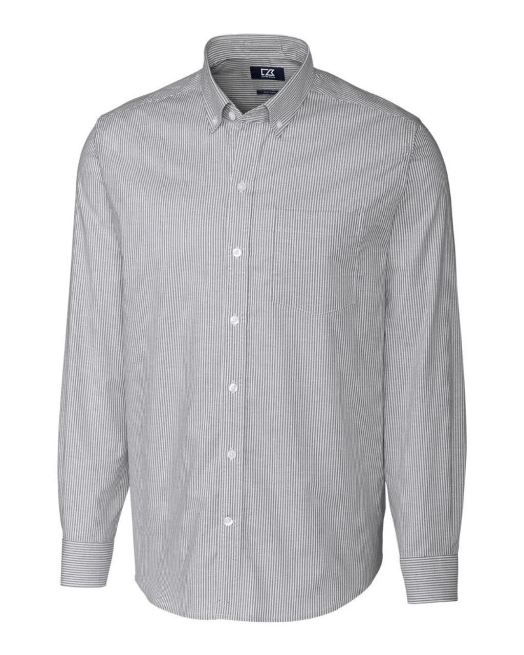 Cutter & Buck Long Sleeve Stretch Oxford Stripe Shirt 4 Cutter & Buck Long Sleeve Stretch Oxford Stripe Shirt - Image 2