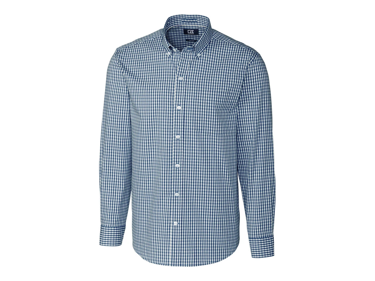 Cutter & Buck Long Sleeve Stretch Gingham - Big & Tall 5 Cutter & Buck Long Sleeve Stretch Gingham - Big & Tall - Image 3