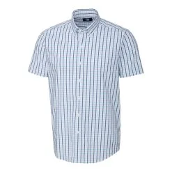 Cutter & Buck Soar Windowpane Plaid Shirt 10 Cutter & Buck Soar Windowpane Plaid Shirt -Brands Sales Store MCW00167 LSO MANN HG 74533.1669062185