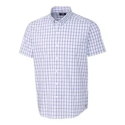 Cutter & Buck Soar Windowpane Plaid Shirt 11 Cutter & Buck Soar Windowpane Plaid Shirt -Brands Sales Store MCW00167 MJS MANN HG 11088.1669062185