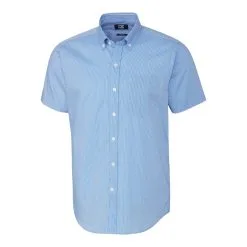 Cutter & Buck Strive Rail Stripe Short Sleeve Shirt -Brands Sales Store MCW00193 CEN MANN HG 69829.1669061709