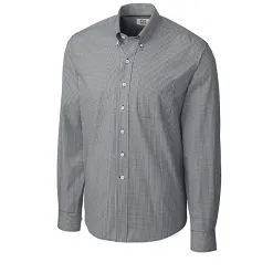 Cutter & Buck Long Sleeve Epic Easy Care Gingham Shirt -Brands Sales Store MCW01878 CC MANN HG 55234.1628109160