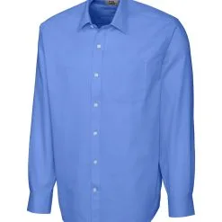 Cutter & Buck Long Sleeve Epic Easy Care Spread Nailshead - Big & Tall -Brands Sales Store MCW02054 FB MANN HG 58807.1668811482