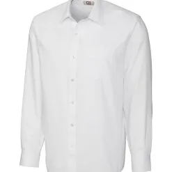 Cutter & Buck Long Sleeve Epic Easy Care Spread Nailshead - Big & Tall -Brands Sales Store MCW02054 WH MANN HG 91203.1668811256