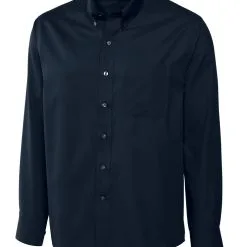 Cutter & Buck Long Sleeve Epic Easy Care Fine Twill - Big & Tall -Brands Sales Store MCW09180 NVBU MANN HG 92608.1668801586