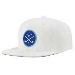 Mizuno Golf Mizuno Crossed Clubs Snapback Cap -Brands Sales Store Mizuno Crossed Clubs Snapback Cap WHT a 42546.1663094602