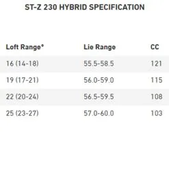 Mizuno Golf Mizuno ST-Z 230 Ladies Hybrids -Brands Sales Store Mizuno ST Z 230 Hybrids Specs 30433.1674338359