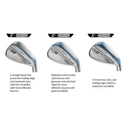 Mizuno Golf Mizuno T22 Satin Chrome Wedges -Brands Sales Store Mizuno T22 Wedge Grinds 26384.1655494447