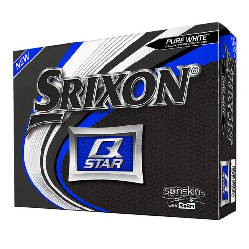 Srixon Golf Srixon Q-Star Pure White Dozen Golf Balls 3 Srixon Golf Srixon Q-Star Pure White Dozen Golf Balls -Brands Sales Store QSTAR5 wht 28396.1664902257