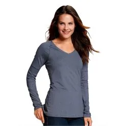 Cutter & Buck Ladies Long Sleeve Victory V-Neck Shirt