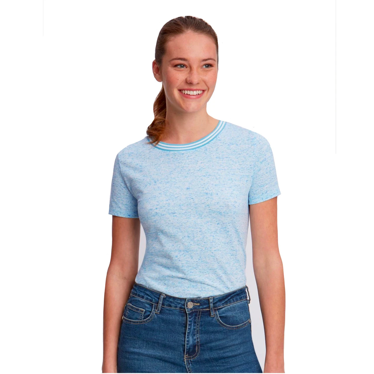 Cutter & Buck Ladies Advantage Space-Dye Tee 3 Cutter & Buck Ladies Advantage Space-Dye Tee