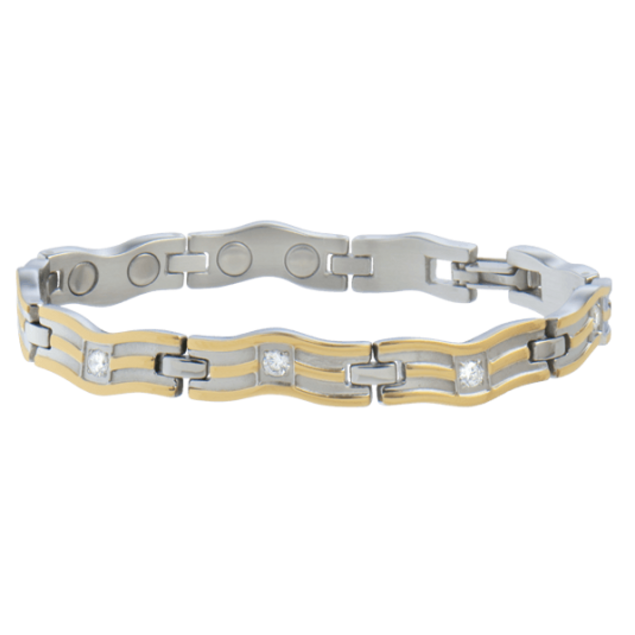 Sabona Ladies Serpentine Gold Magnetic Bracelet 3 Sabona Ladies Serpentine Gold Magnetic Bracelet